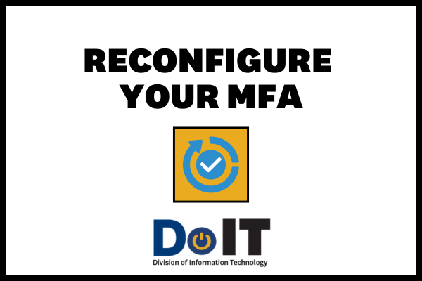 How to Reconfigure Multi-Factor Authentication Settings